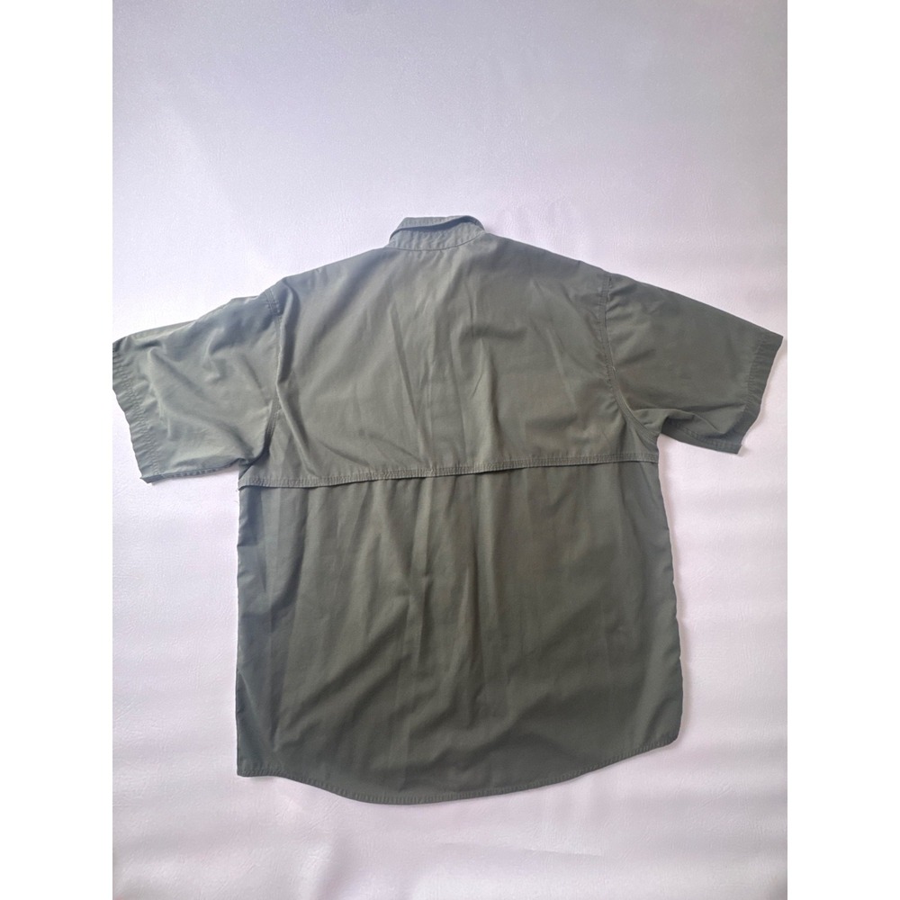 5.11 Tactical Series Mens L Ripstop Short Sleeve Button Down Shirt Olive 71175 - Picture 7 of 9